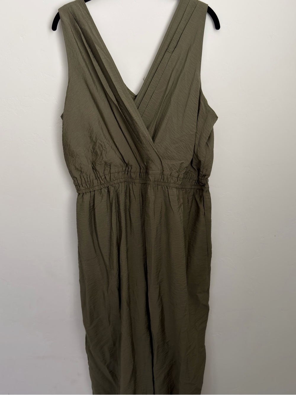 Maurices‎ Olive Green Wrap-Front Jumpsuit